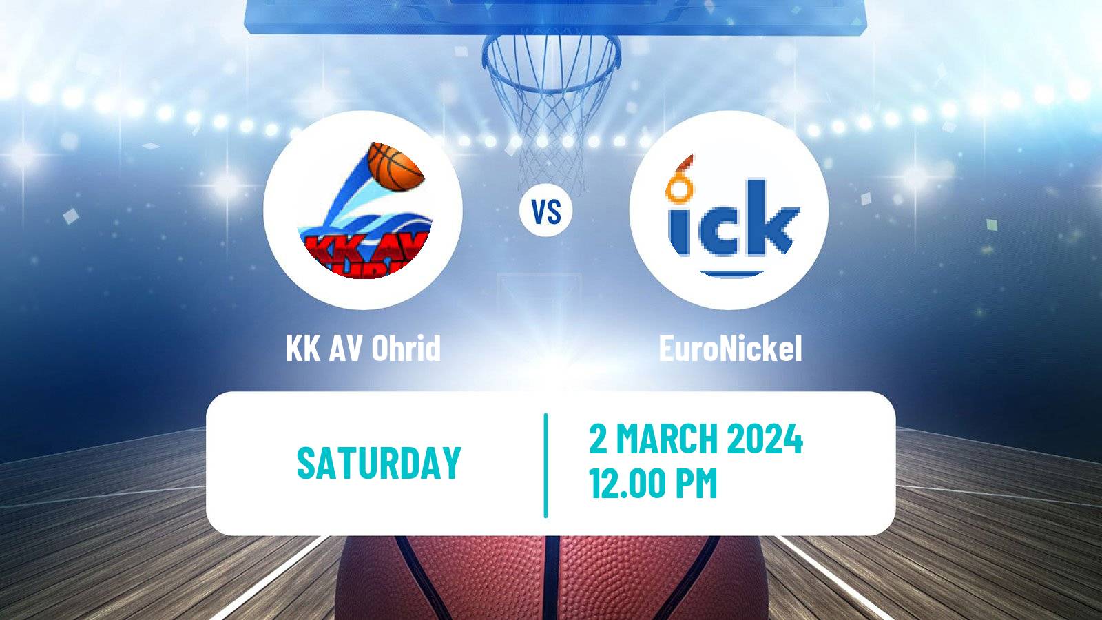 Basketball North Macedonian Prva Liga Basketball Ohrid - EuroNickel