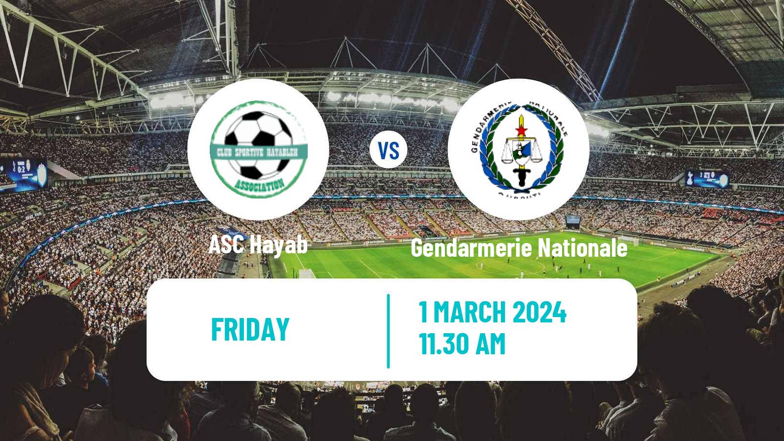 Soccer Djibouti Premier League ASC Hayab - Gendarmerie Nationale