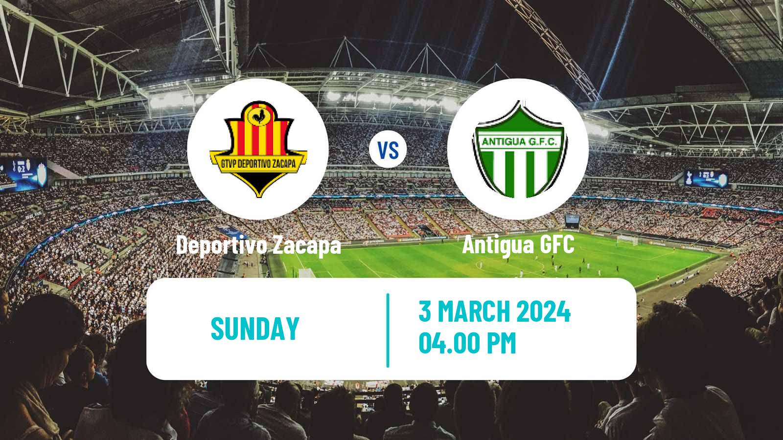 Soccer Guatemala Liga Nacional Deportivo Zacapa - Antigua GFC