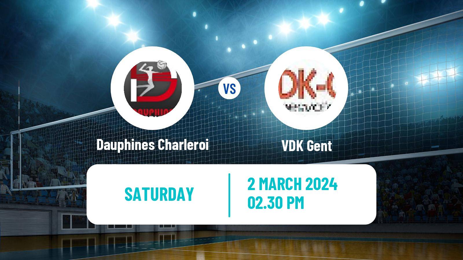 Volleyball Belgian Liga A Volleyball Women Dauphines Charleroi - VDK Gent