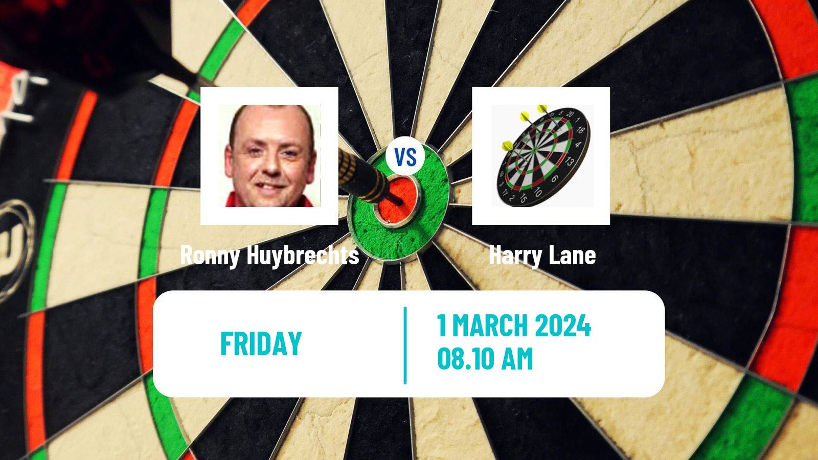 Darts Uk Open Ronny Huybrechts - Harry Lane