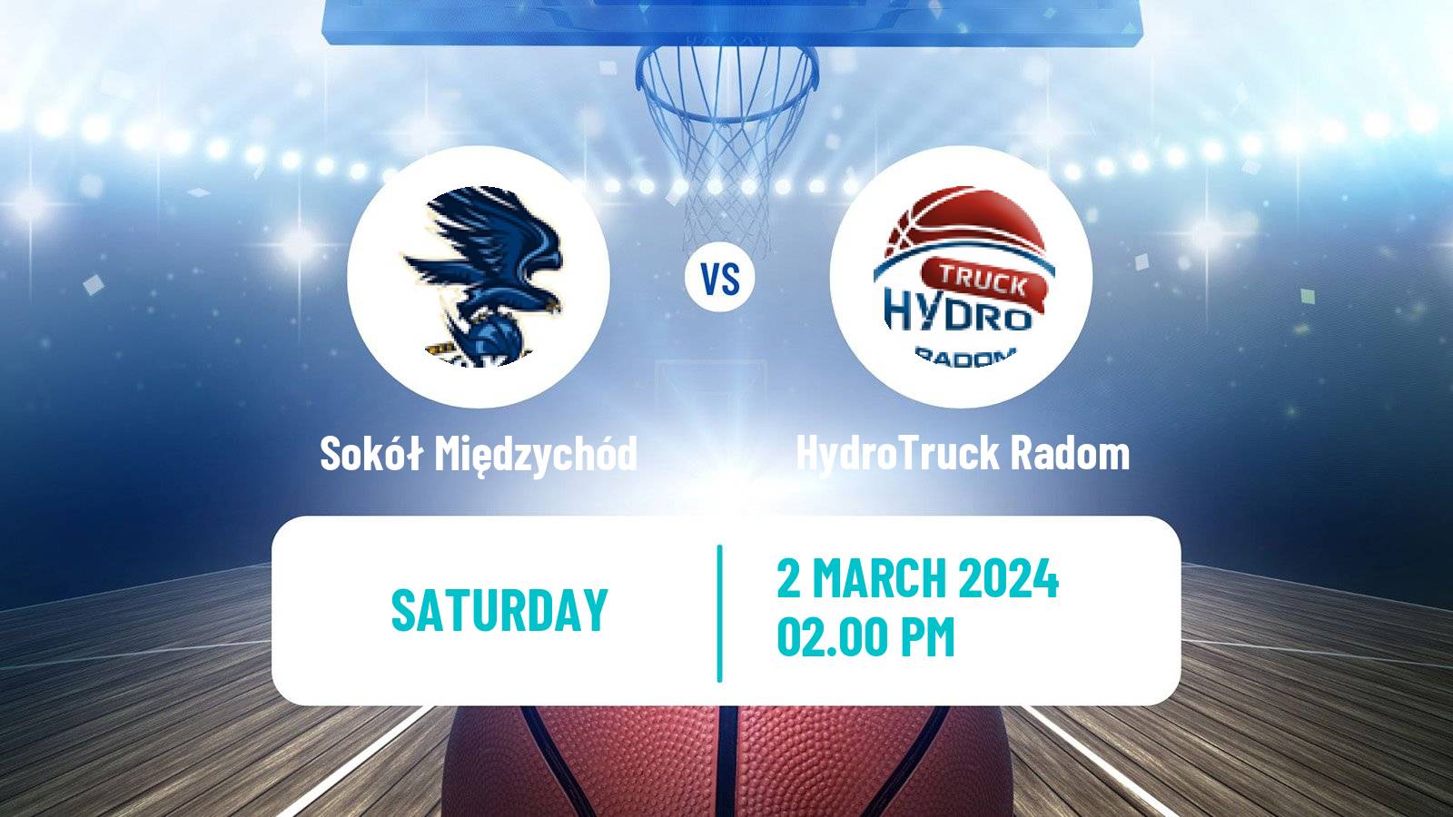 Basketball Polish 1 Liga Basketball Sokół Międzychód - HydroTruck Radom