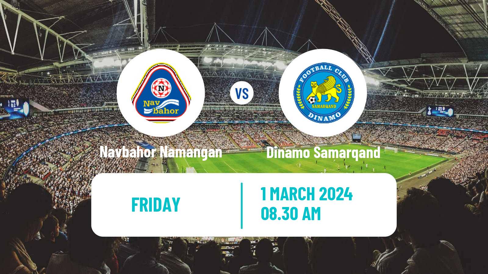 Soccer Uzbek League Navbahor Namangan - Dinamo Samarqand
