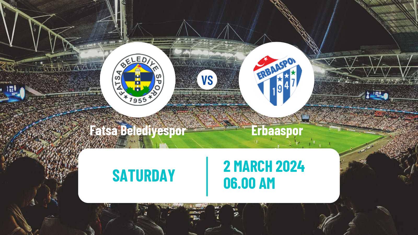 Soccer Turkish 3 Lig Group 3 Fatsa Belediyespor - Erbaaspor