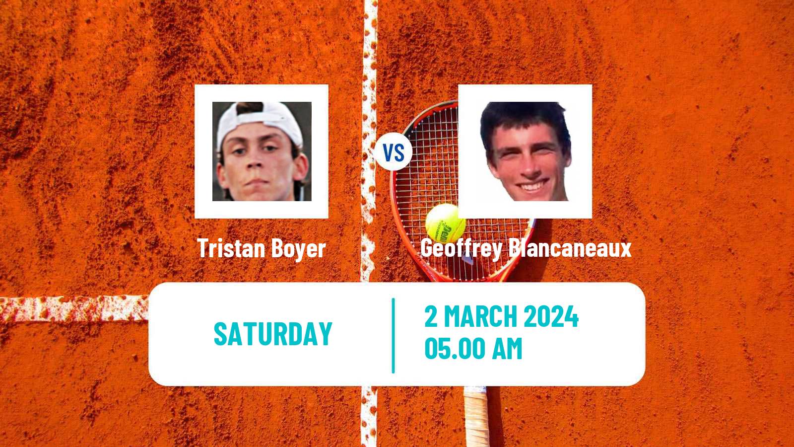 Tennis New Delhi Challenger Men Tristan Boyer - Geoffrey Blancaneaux