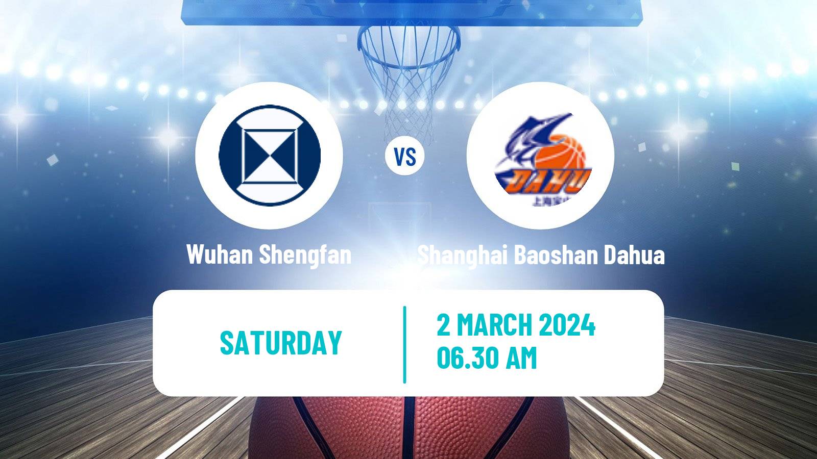 Basketball WCBA Wuhan Shengfan - Shanghai Baoshan Dahua