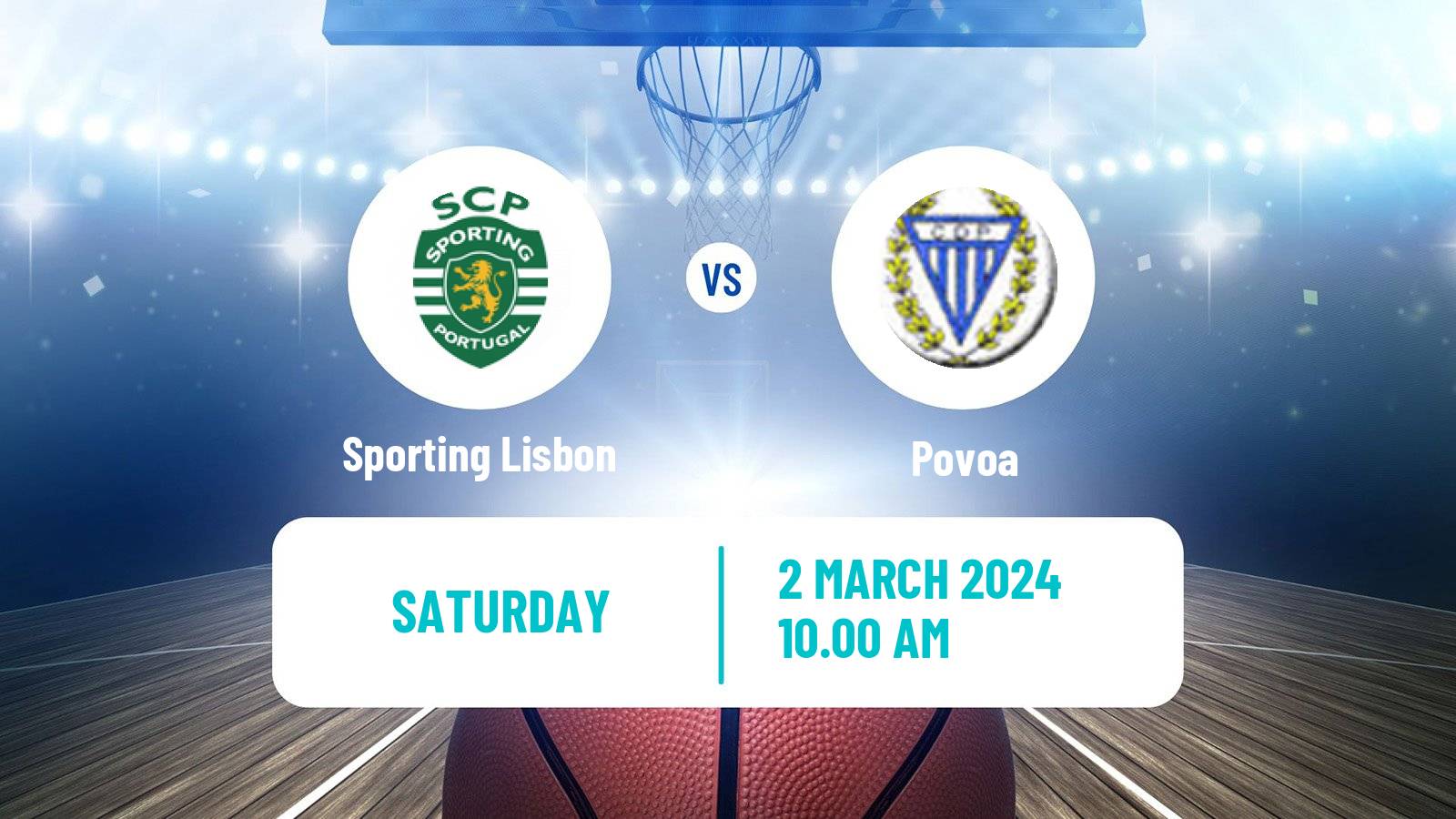 Basketball Portuguese LPB Sporting Lisbon - Povoa