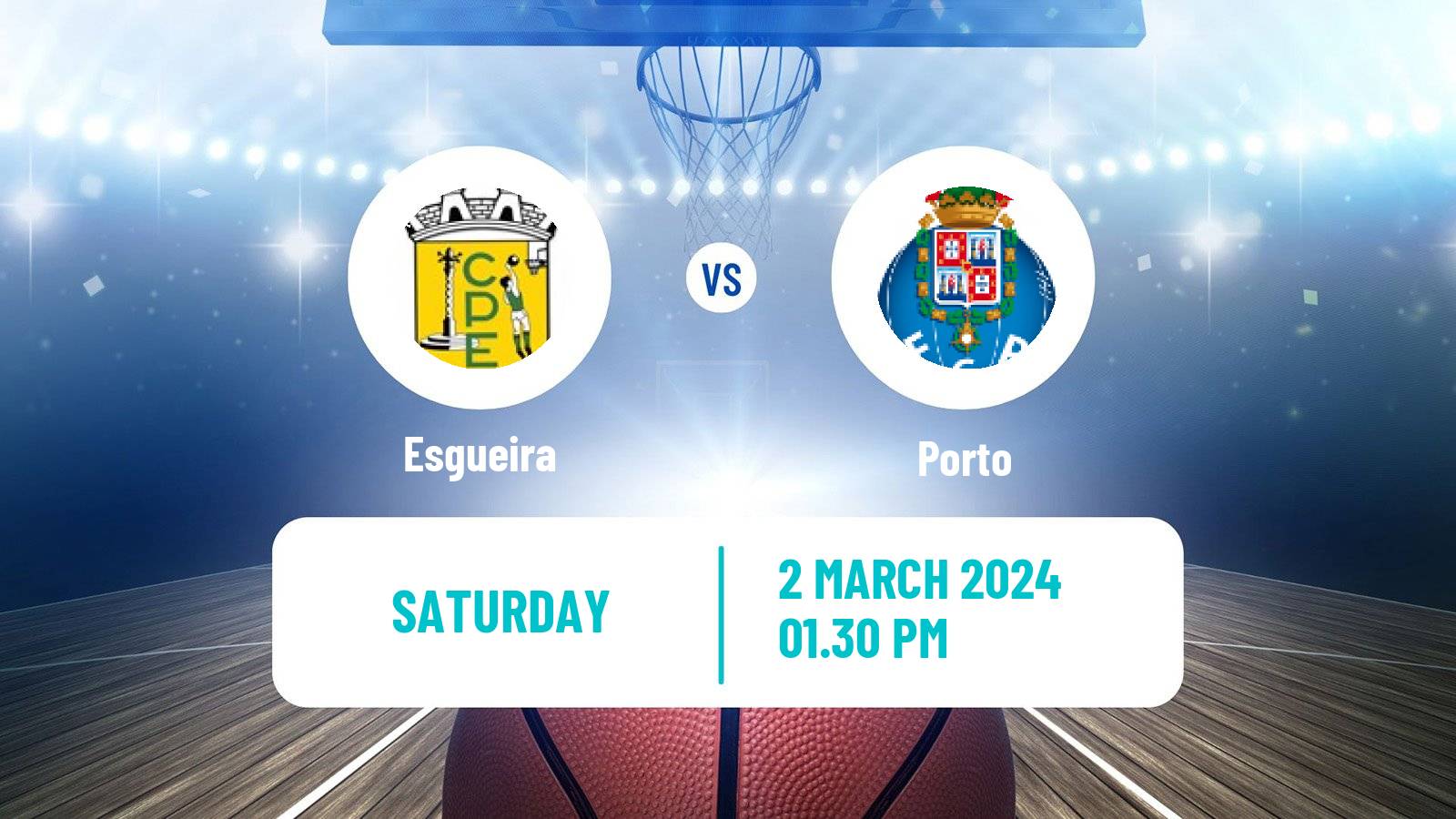 Basketball Portuguese LPB Esgueira - Porto