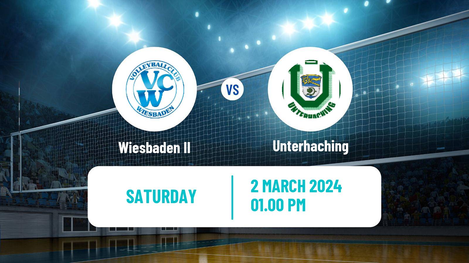 Volleyball German 2 Bundesliga South Volleyball Women Wiesbaden II - Unterhaching