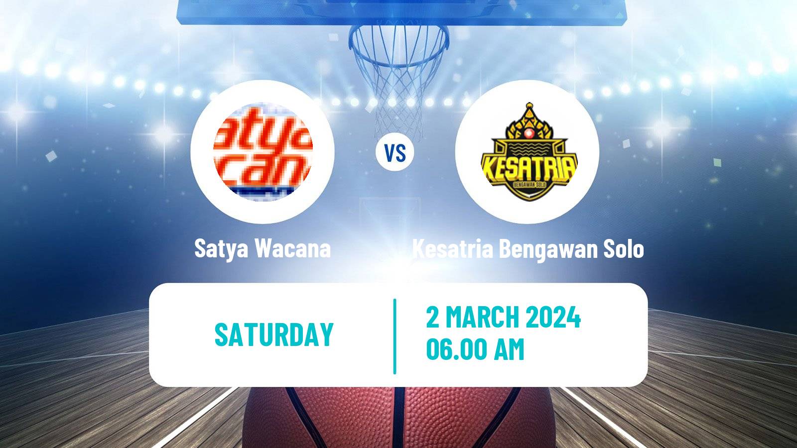 Basketball Indonesian IBL Satya Wacana - Kesatria Bengawan Solo