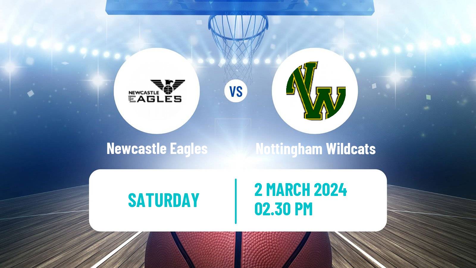 Basketball British WBBL Newcastle Eagles - Nottingham Wildcats