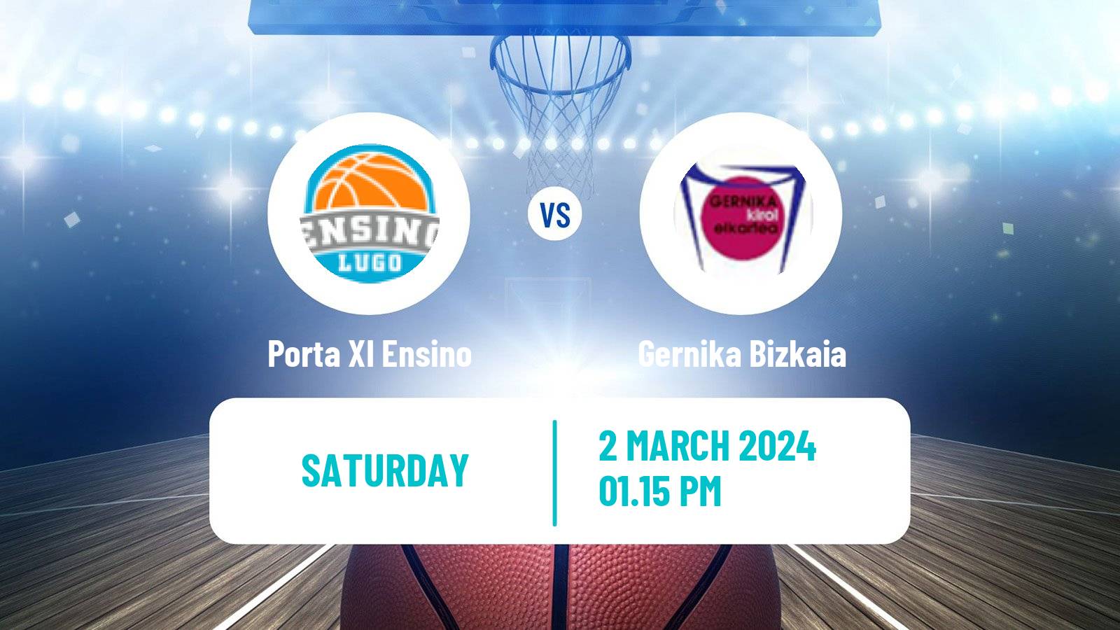 Basketball Spanish Liga Femenina Basketball Porta XI Ensino - Gernika Bizkaia