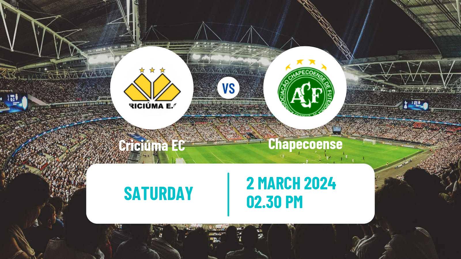 Soccer Brazilian Campeonato Catarinense Criciúma - Chapecoense