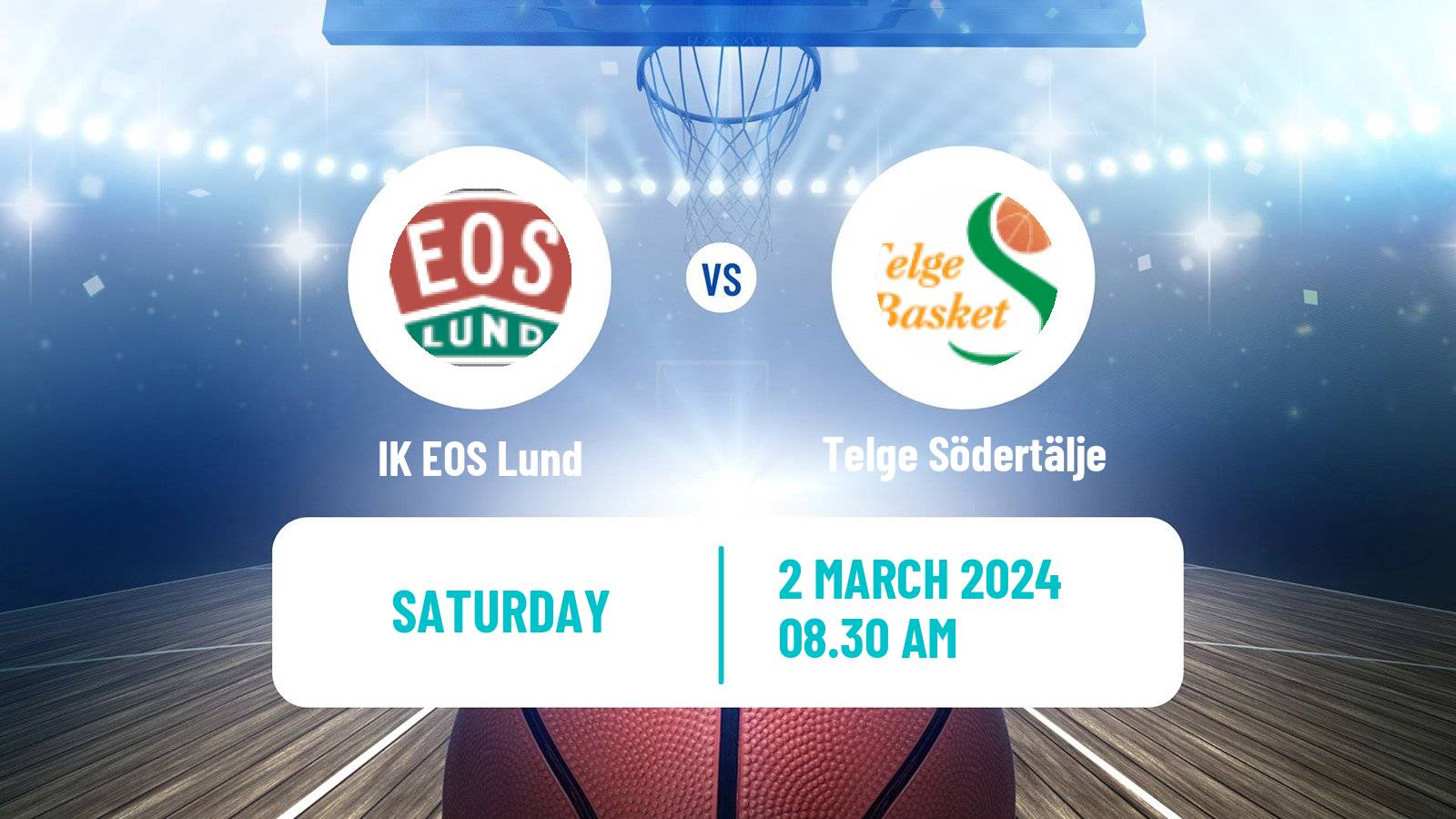 Basketball Swedish Basketligan Women IK EOS Lund - Telge Södertälje