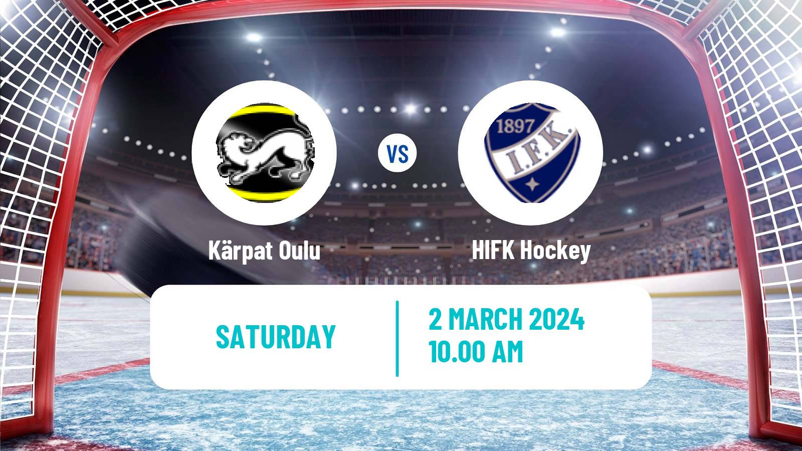 Hockey Finnish SM-liiga Kärpät - HIFK