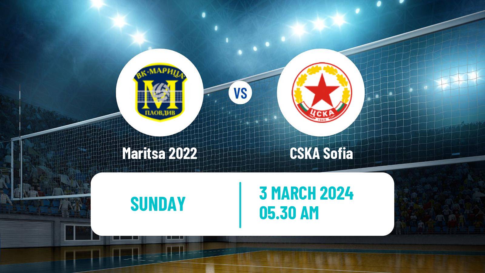 Volleyball Bulgarian SuperLiga Volleyball Women Maritsa 2022 - CSKA Sofia