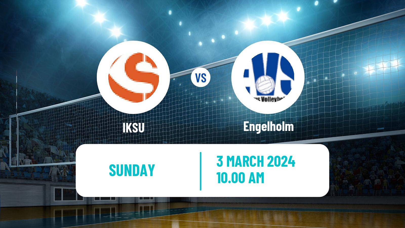 Volleyball Swedish Elitserien Volleyball Women IKSU - Engelholm