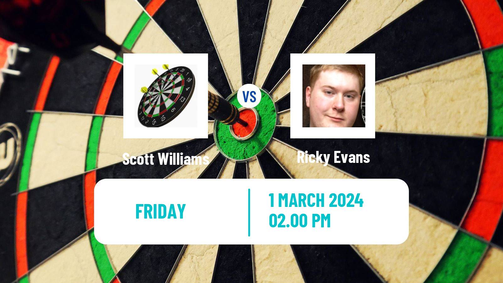 Darts Uk Open Scott Williams - Ricky Evans