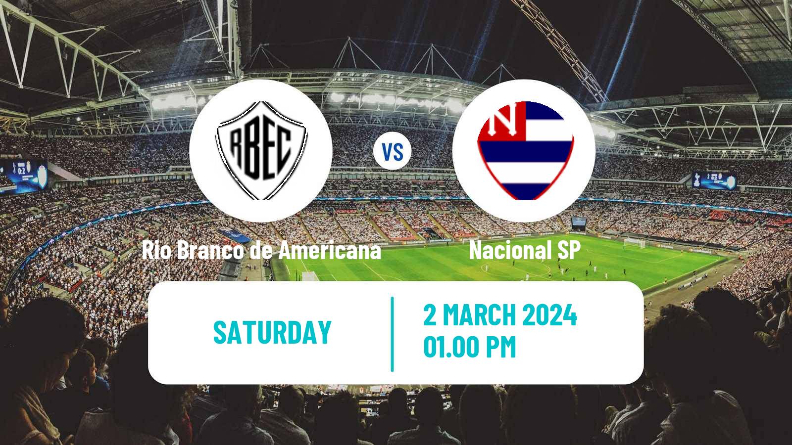 Soccer Brazilian Campeonato Paulista A4 Rio Branco de Americana - Nacional SP