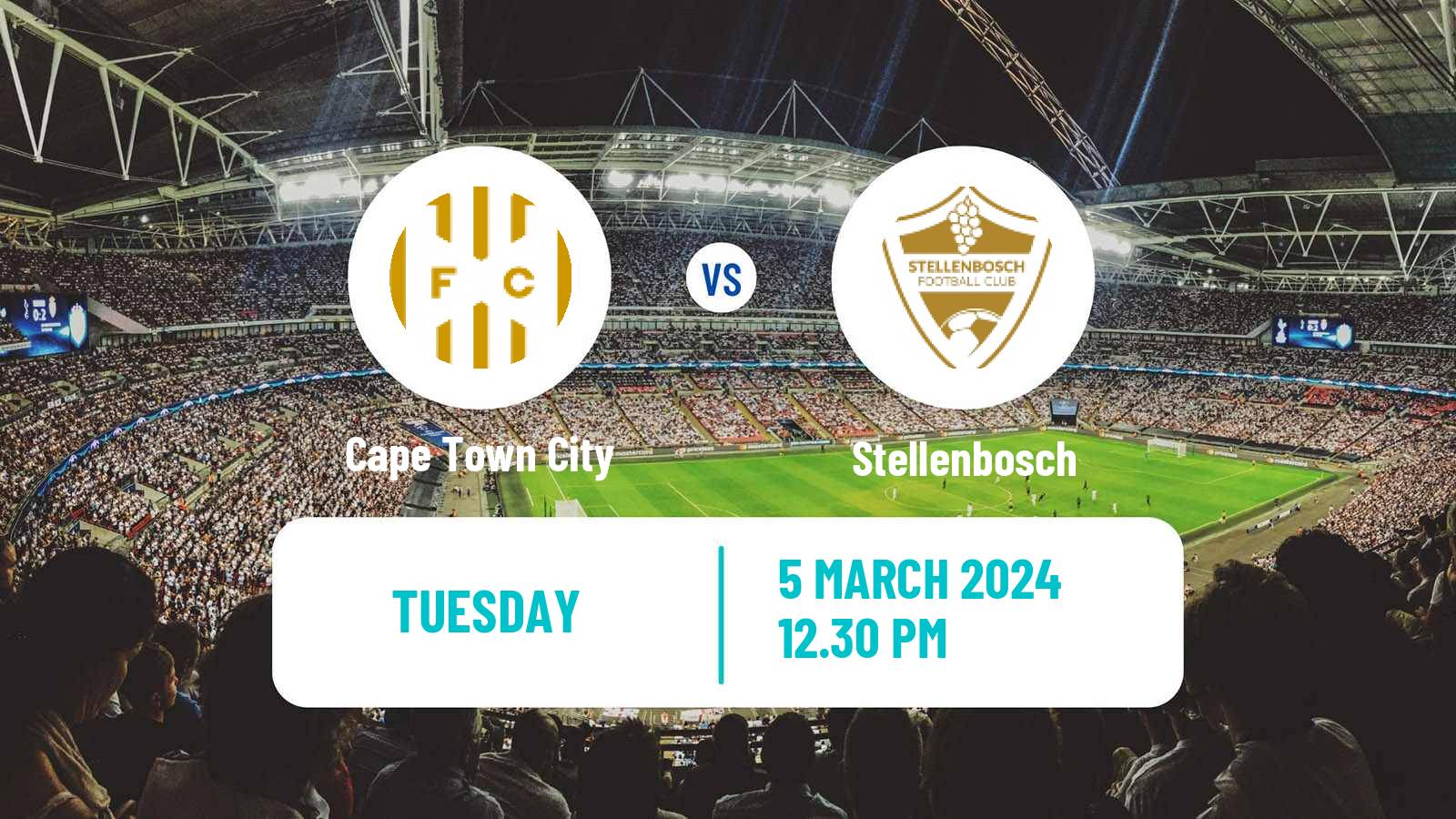 Soccer South African Premier Soccer League Cape Town City - Stellenbosch