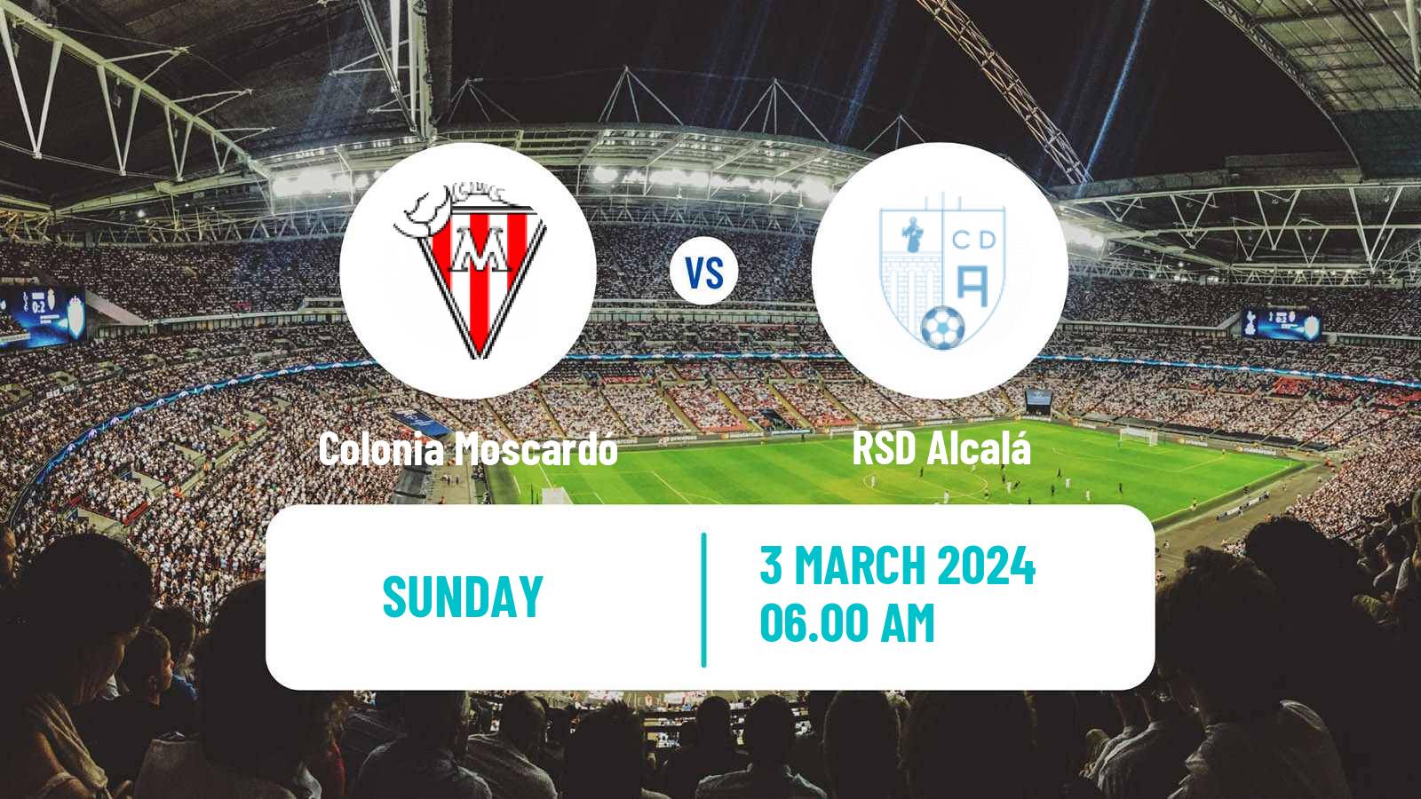 Soccer Spanish Tercera RFEF - Group 7 Colonia Moscardó - Alcalá