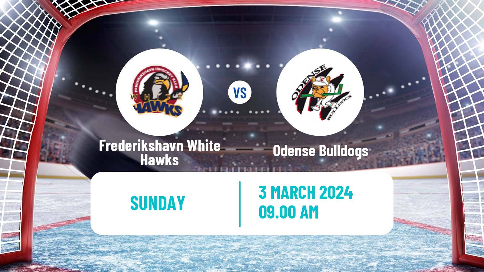 Hockey Danish Ishockey Ligaen Frederikshavn White Hawks - Odense Bulldogs