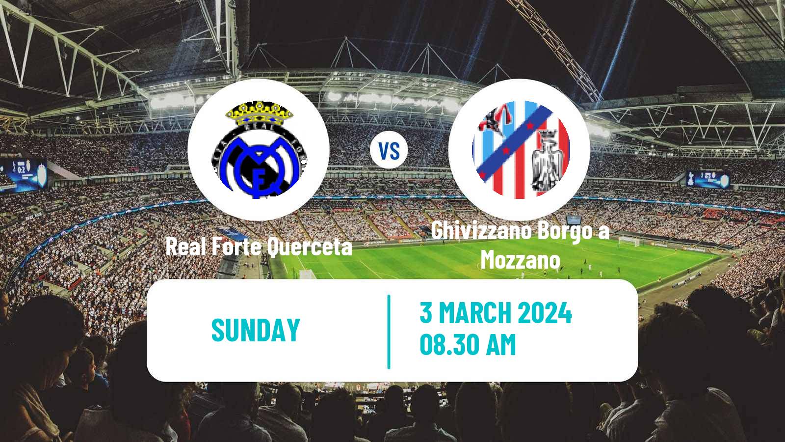 Soccer Italian Serie D - Group E Real Forte Querceta - Ghivizzano Borgo a Mozzano