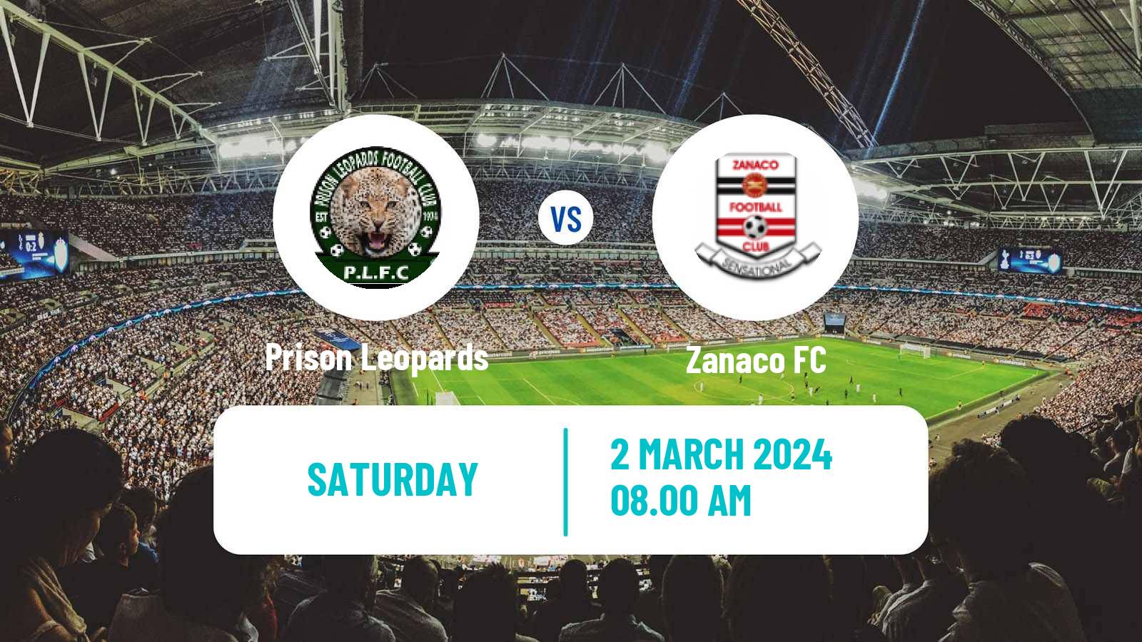 Soccer Zambian Premier League Prison Leopards - Zanaco
