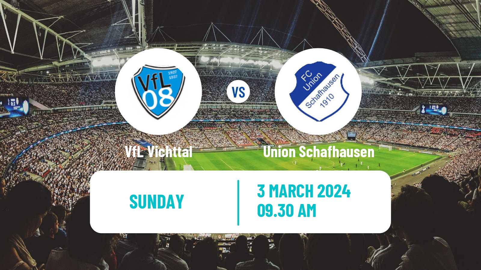 Soccer German Oberliga Mittelrhein Vichttal - Union Schafhausen
