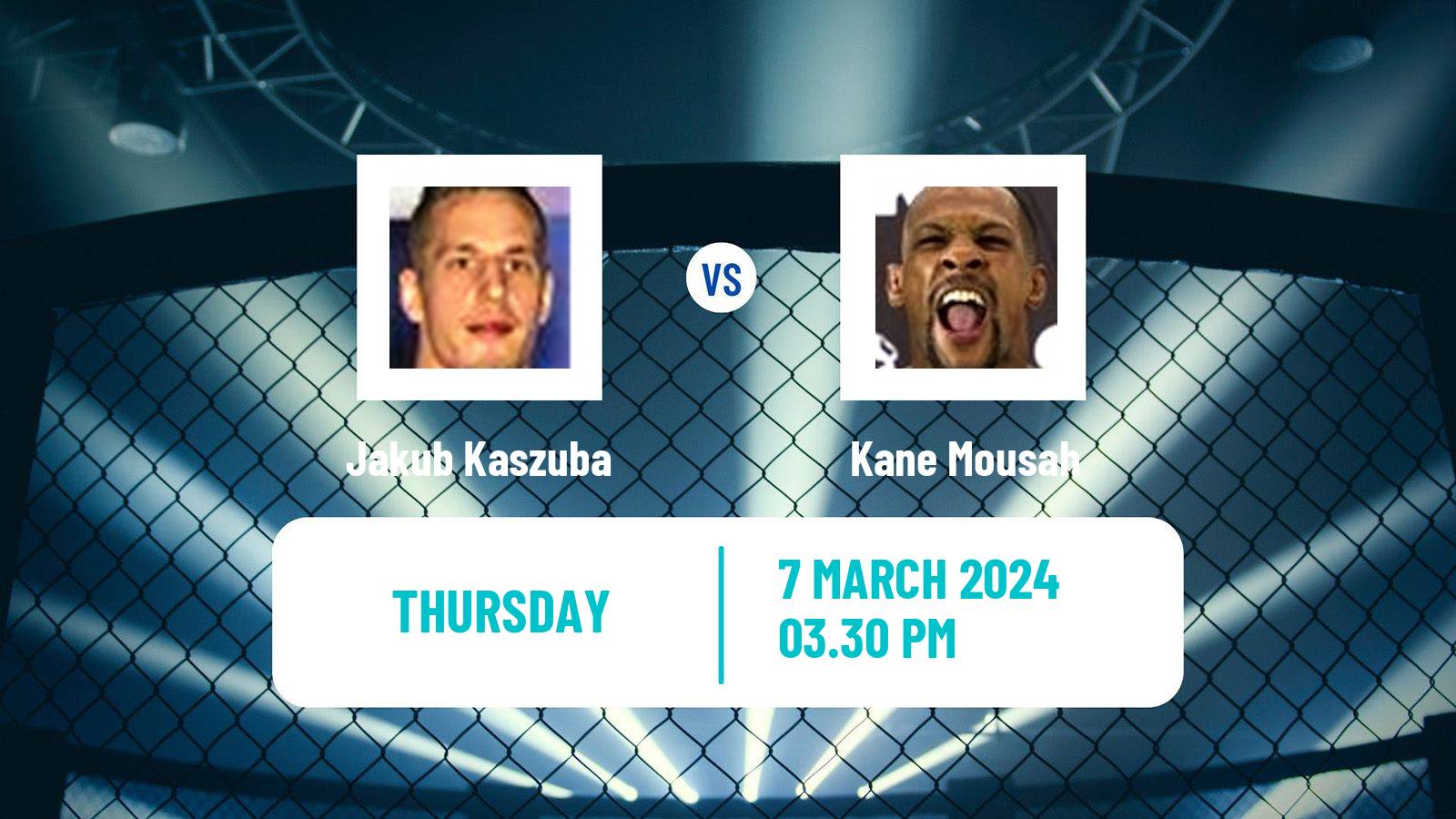 MMA Lightweight Pfl Men Jakub Kaszuba - Kane Mousah