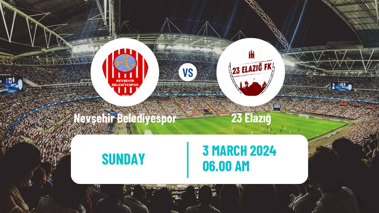 Soccer Turkish 3 Lig Group 4 Nevşehir Belediyespor - 23 Elazığ
