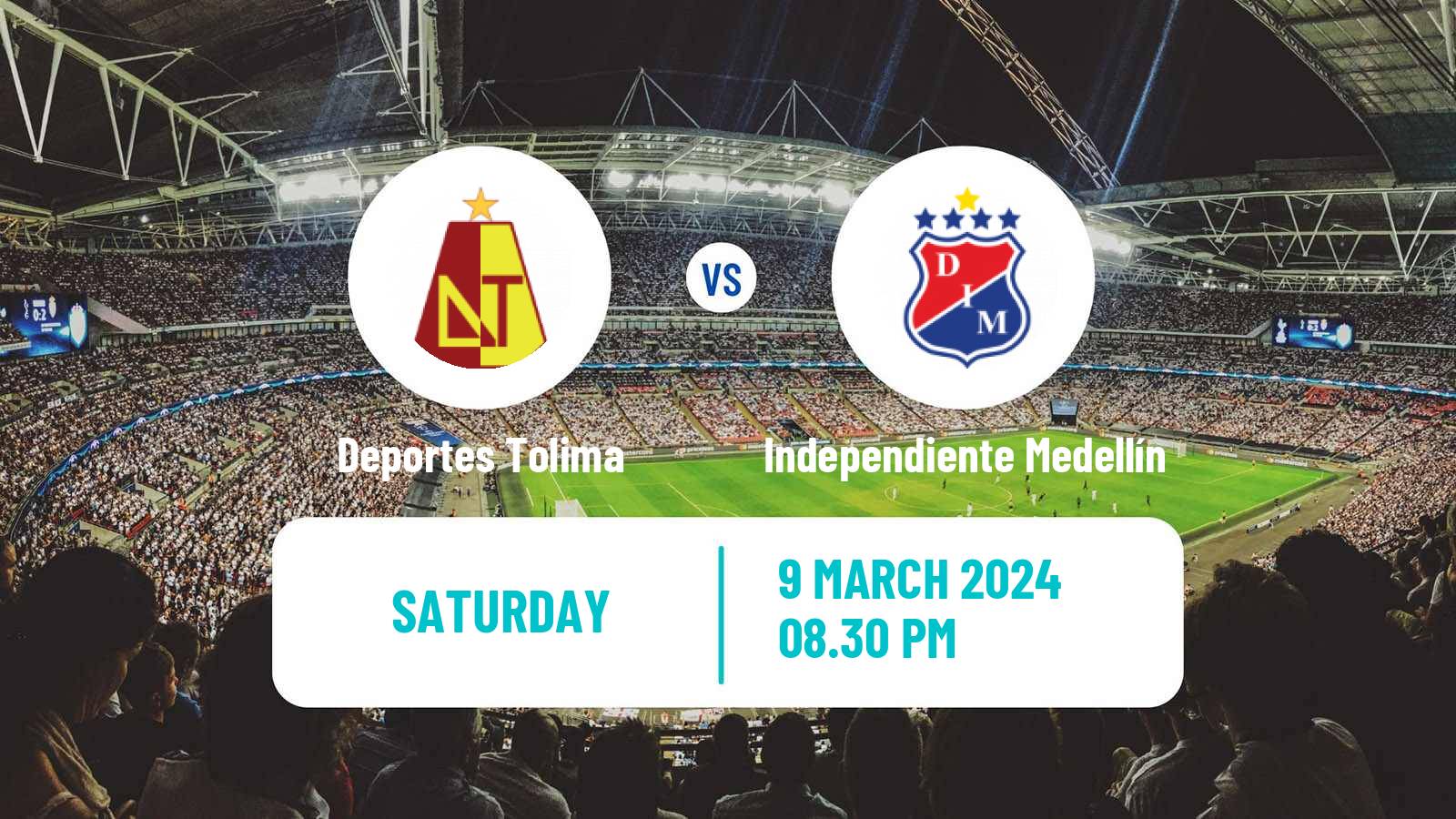Soccer Colombian Primera A Deportes Tolima - Independiente Medellín