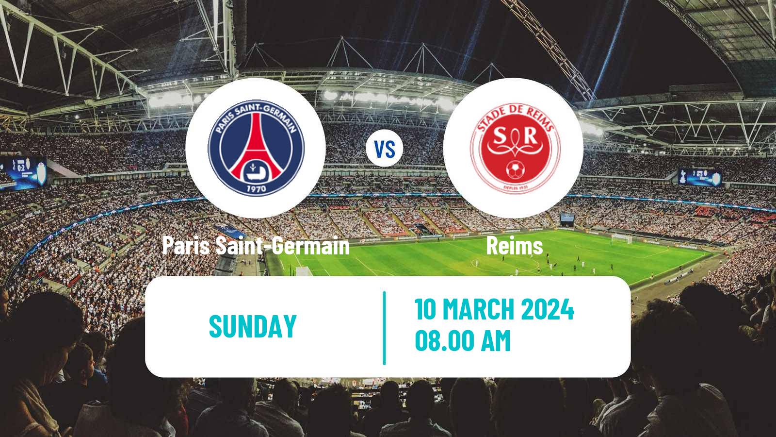 Soccer French Ligue 1 Paris Saint-Germain - Reims