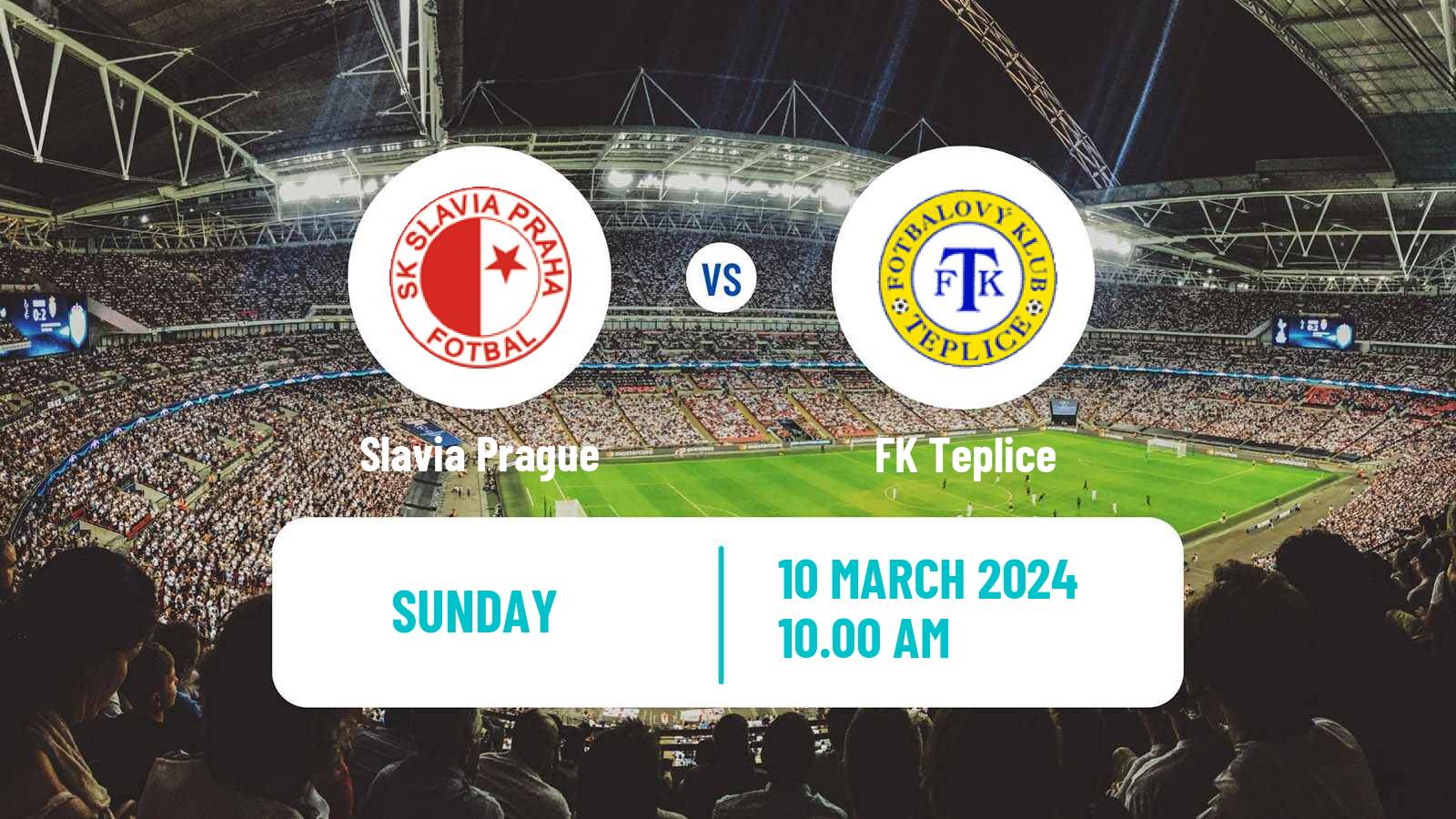 Soccer Czech 1 Liga Slavia Prague - Teplice