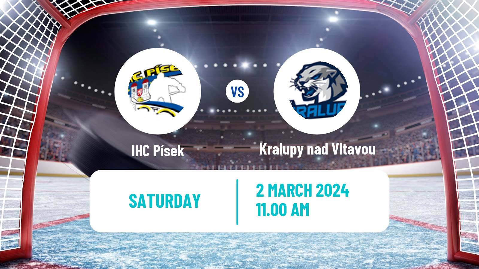 Hockey Czech 2 Liga Hockey West Písek - Kralupy nad Vltavou