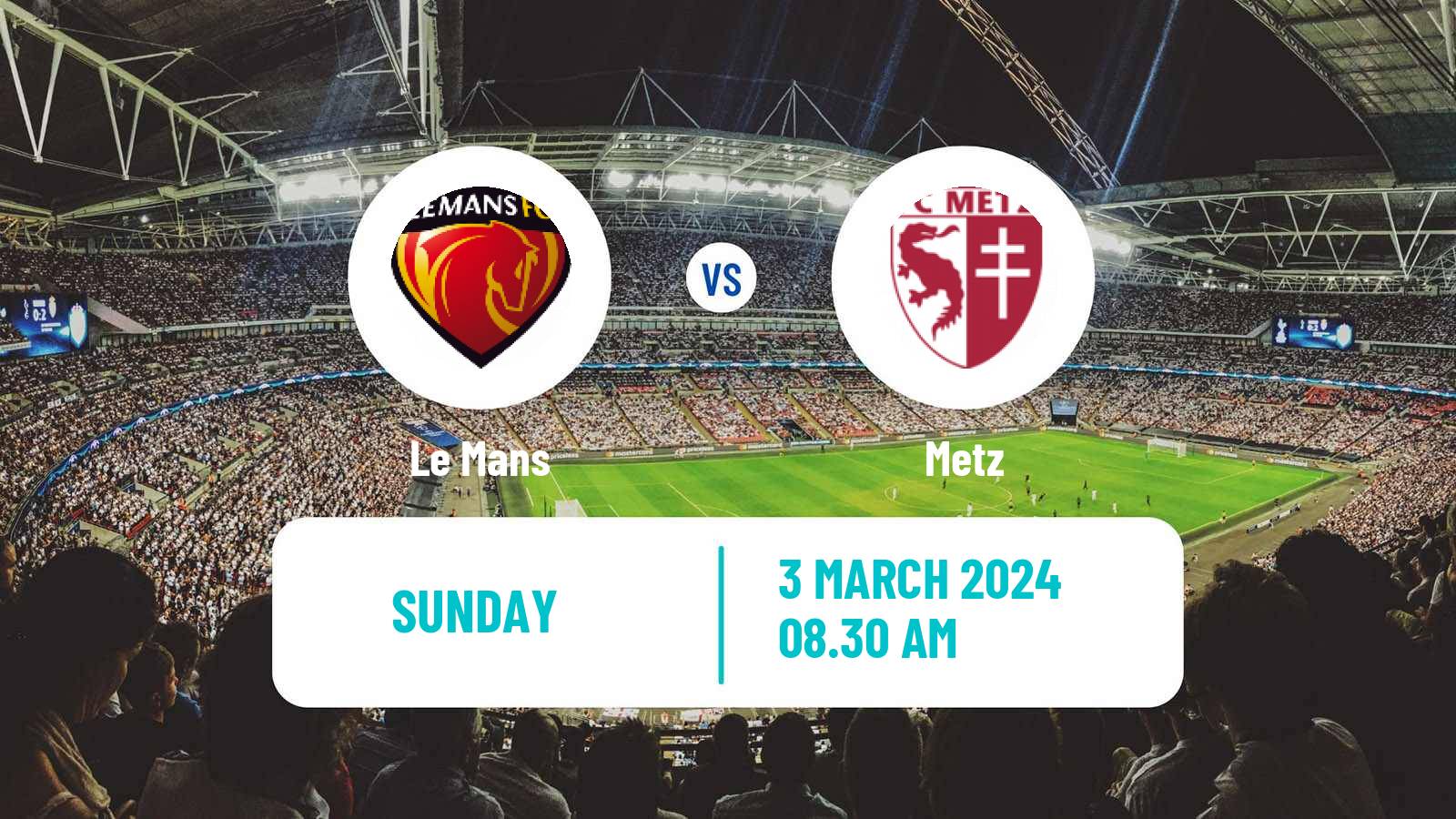 Soccer French Division 2 Women Le Mans - Metz