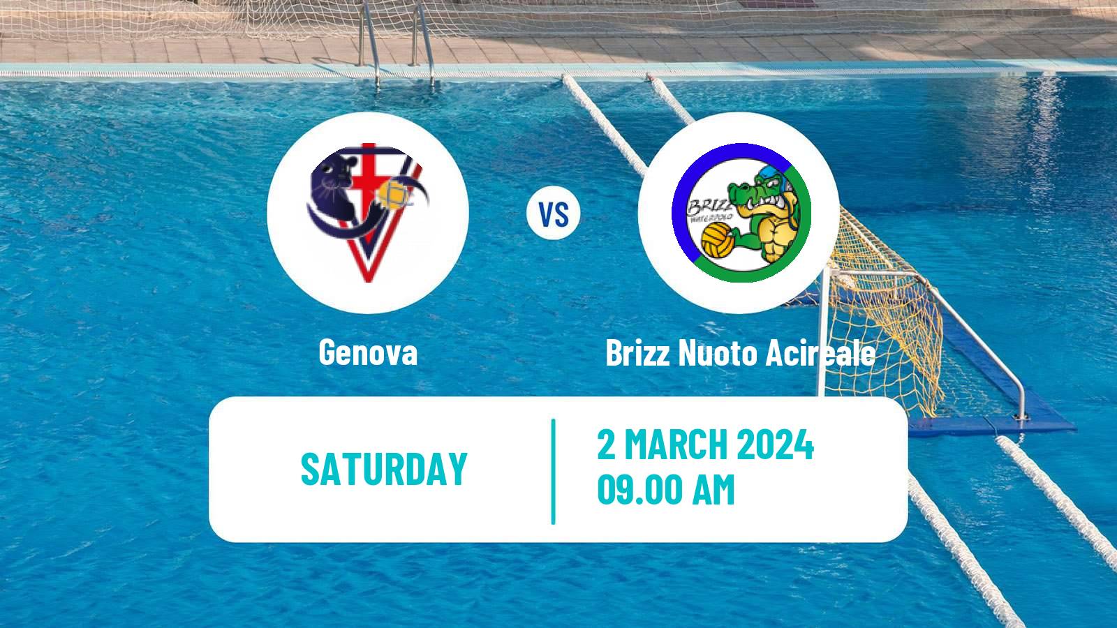 Water polo Italian A1 Water Polo Women Genova - Brizz Nuoto Acireale