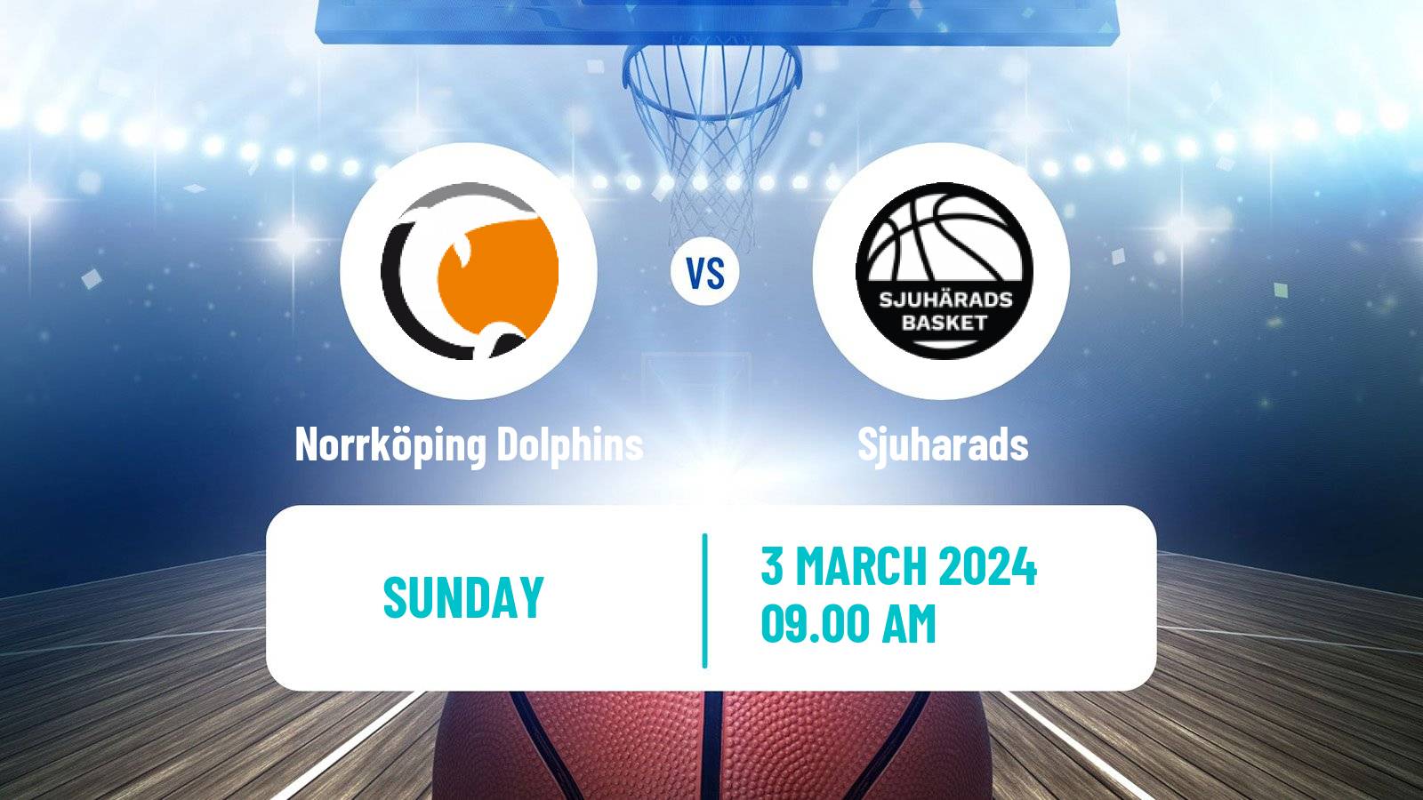 Basketball Swedish Basketligan Women Norrköping Dolphins - Sjuharads