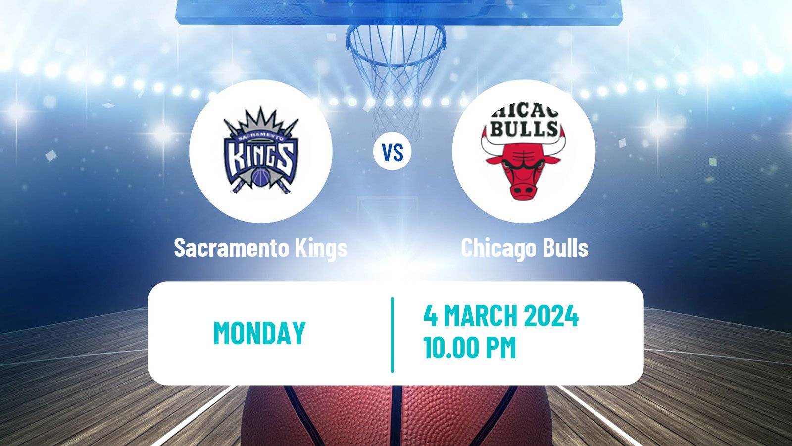 Basketball NBA Sacramento Kings - Chicago Bulls