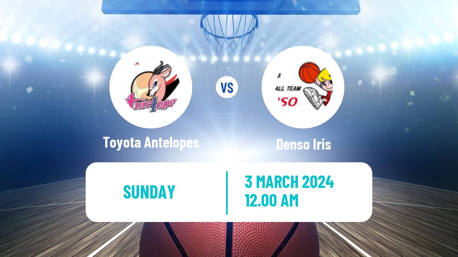 Basketball Japan W League Basketball Toyota Antelopes - Denso Iris