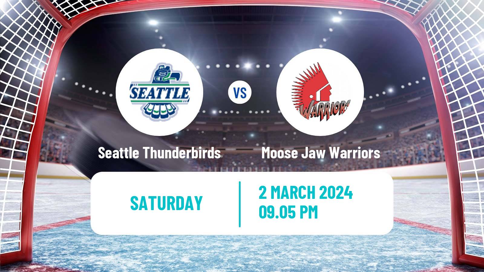 Hockey WHL Seattle Thunderbirds - Moose Jaw Warriors