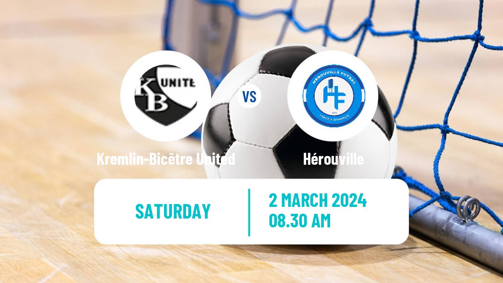 Futsal French D1 Futsal Kremlin-Bicêtre United - Hérouville