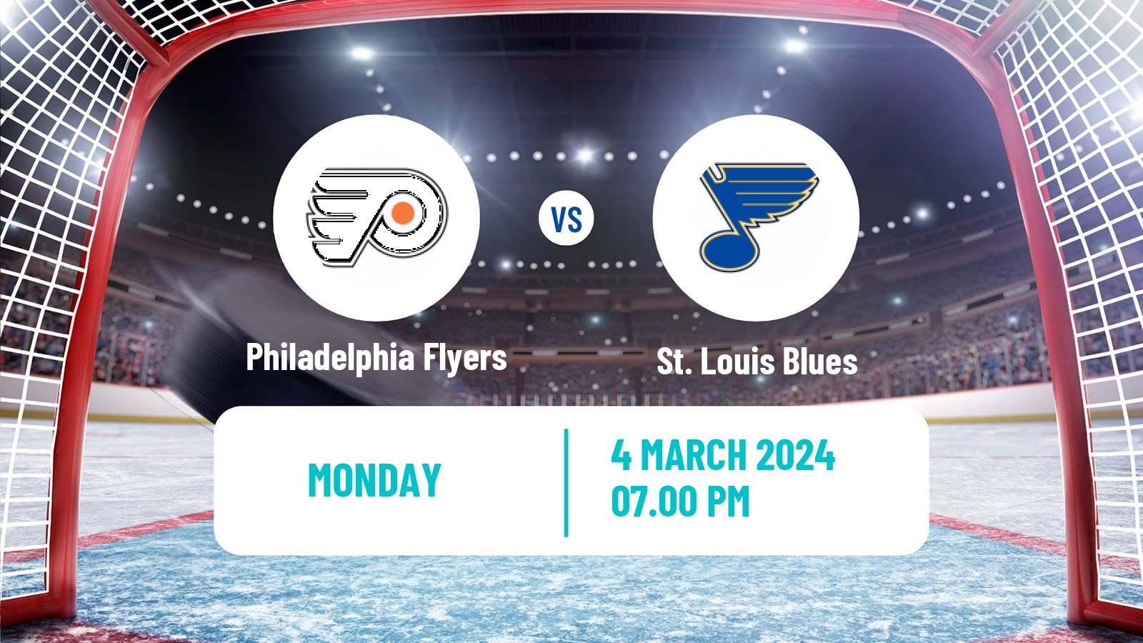 Hockey NHL Philadelphia Flyers - St. Louis Blues