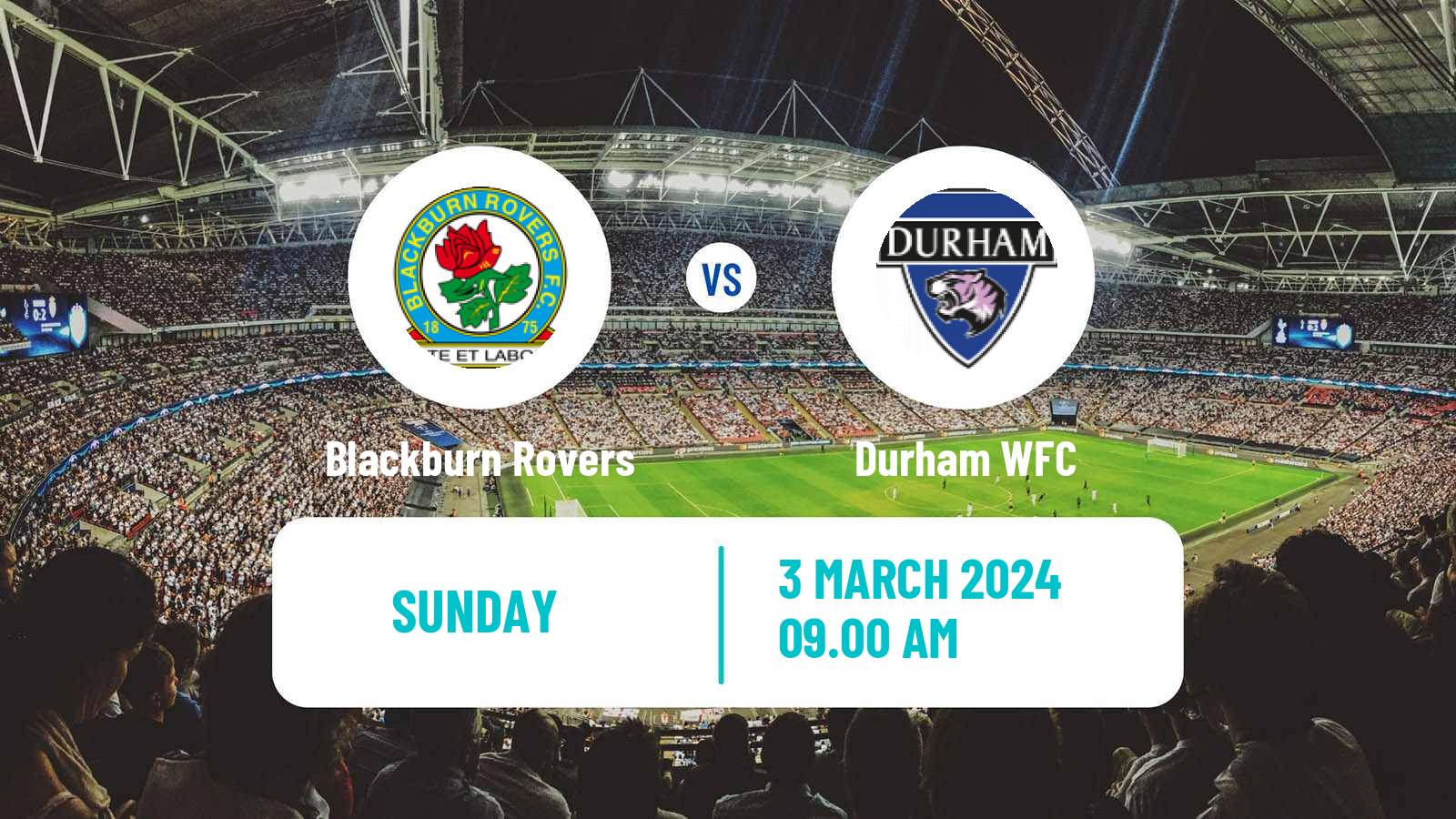 Soccer English Women Championship Blackburn Rovers - Durham