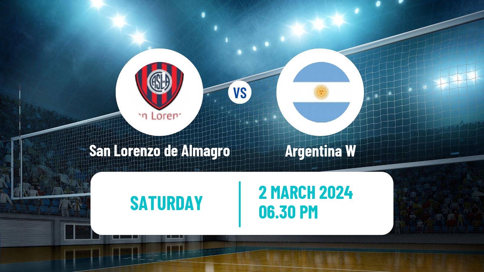 Volleyball Argentinian Liga Volleyball Women San Lorenzo de Almagro - Argentina W