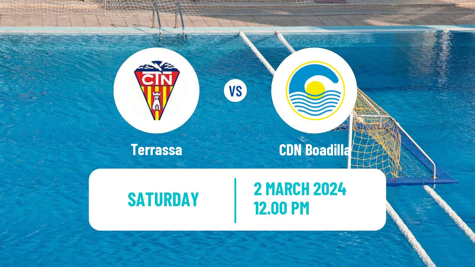 Water polo Spanish Liga Premaat Women Terrassa - Boadilla