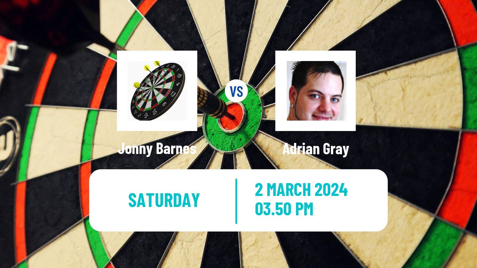 Darts Modus Super Series Jonny Barnes - Adrian Gray
