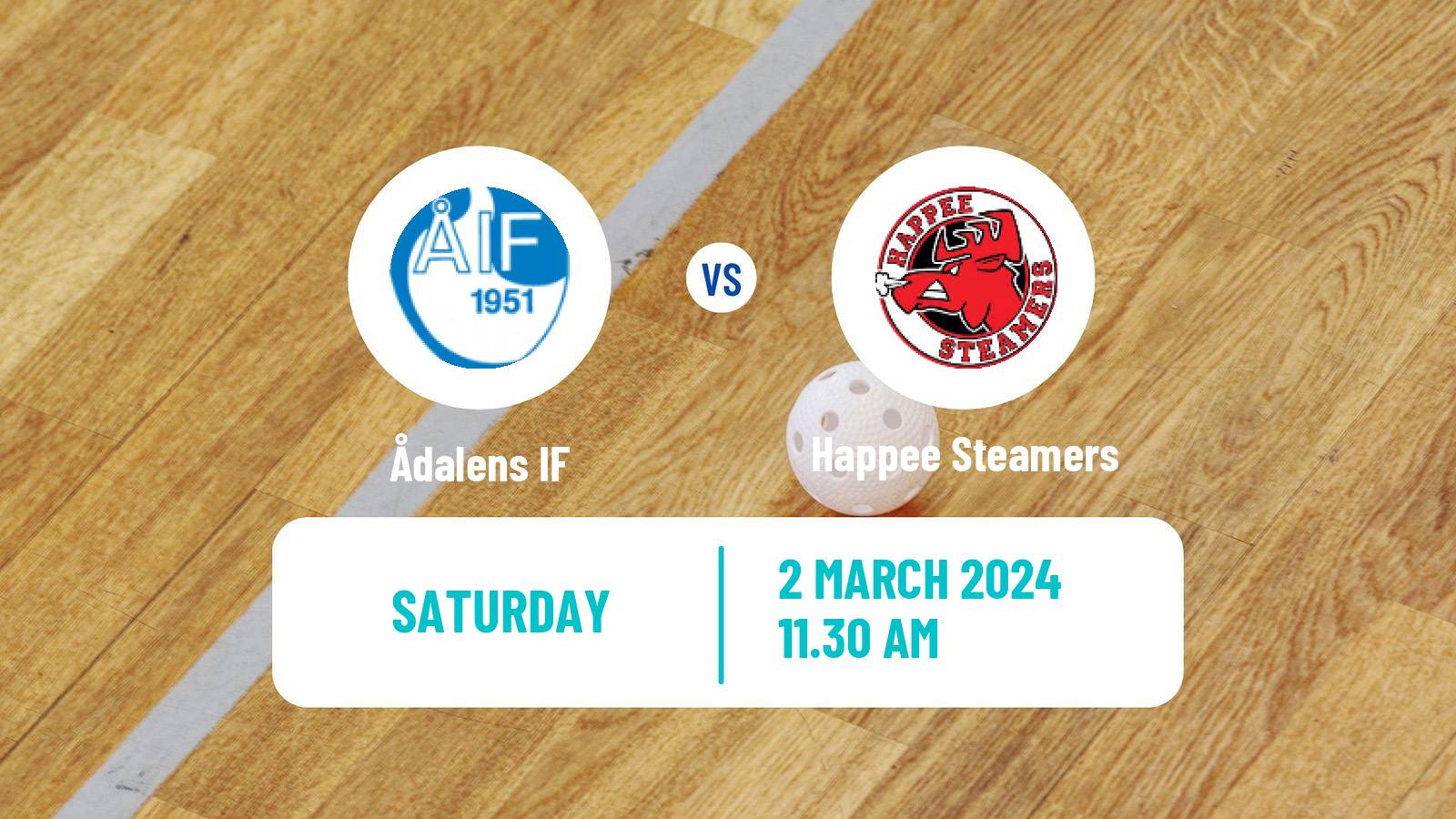 Floorball Finnish Divari Ådalens IF - Happee Steamers