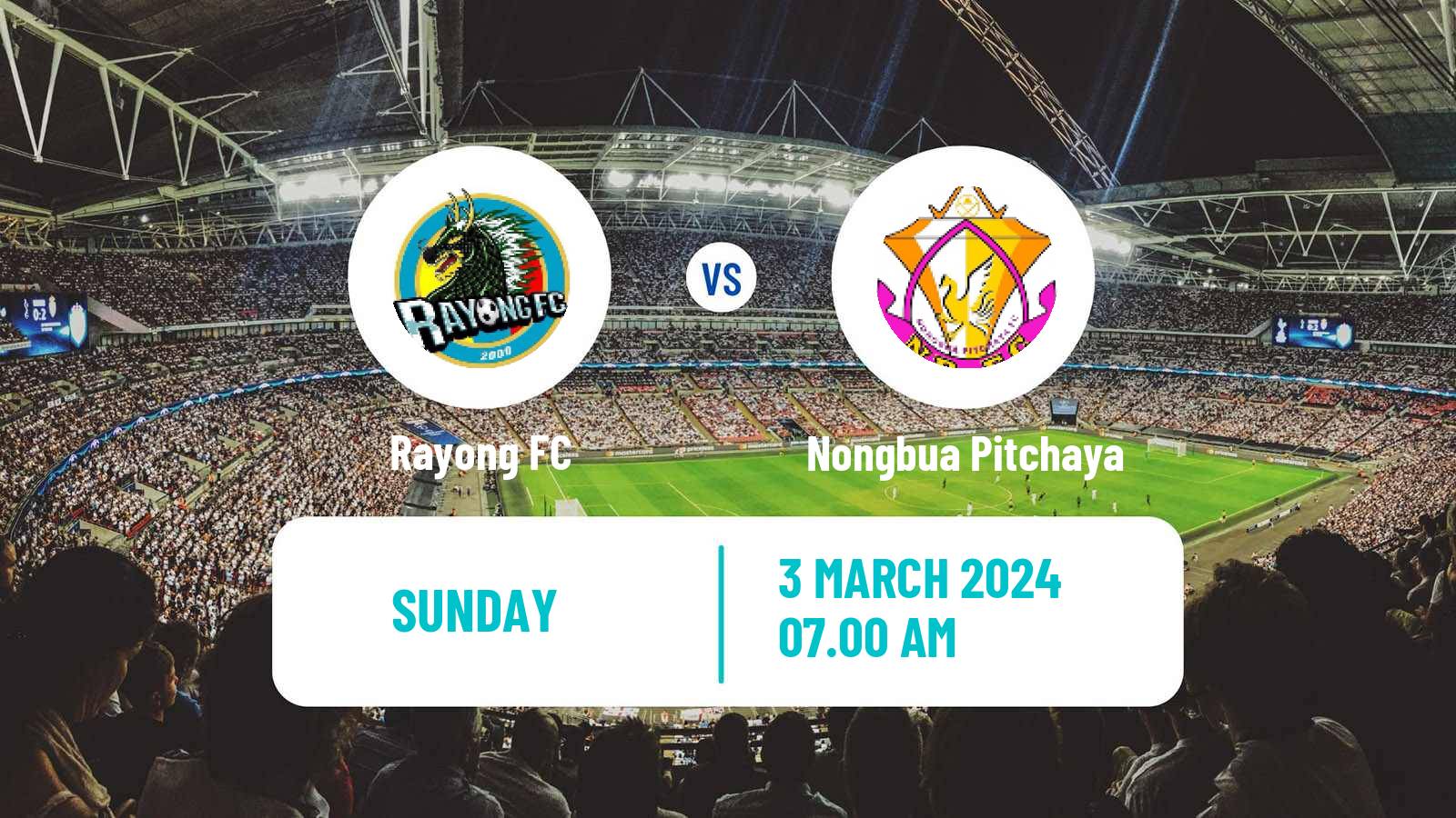 Soccer Thai League 2 Rayong FC - Nongbua Pitchaya