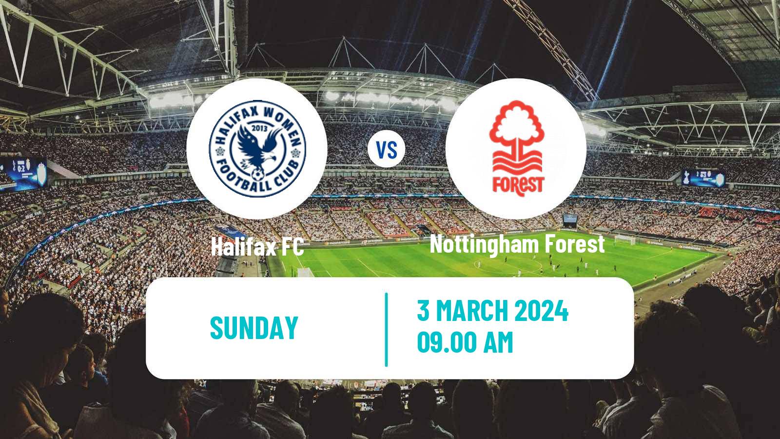 Soccer English National League North Women Halifax FC - Nottingham Forest